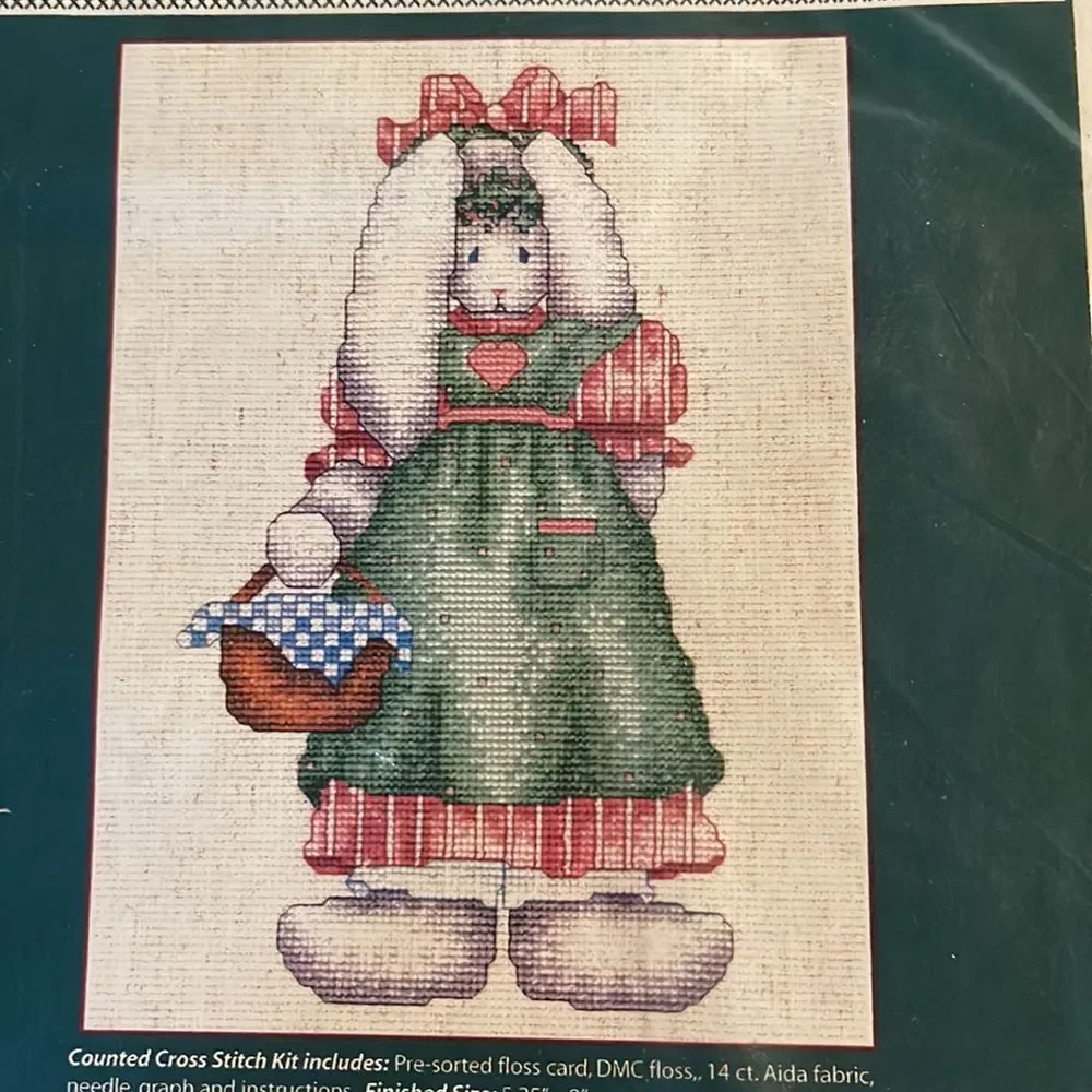 Jeanette Crews ‘Margaret Catherine Loblolly’ Counted Cross Stitch Kit #8…